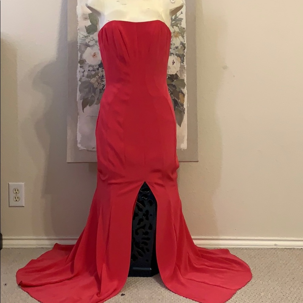 🌺ABS Allen Schwartz strapless dress - Picture 1 of 7